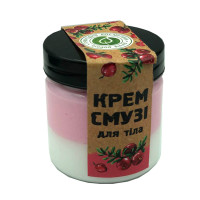 Крем-смузі для тіла журавлина 