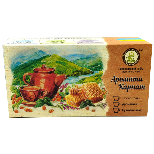Подарунковий набір трав`яних чаїв "Аромати Карпат"