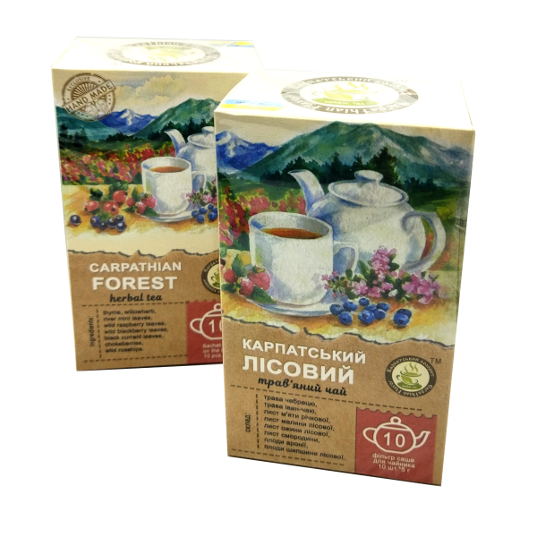 Чай "Карпатський лісовий " у фільтр пакетах для чайника