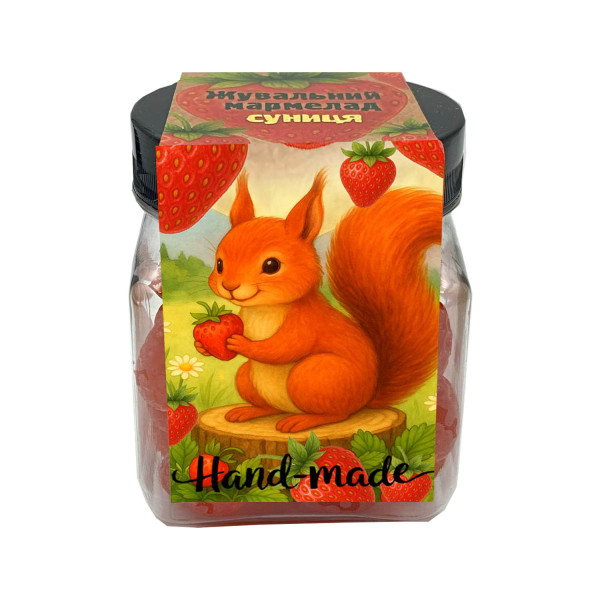 Жувальний мармелад "СУНИЦЯ" Жувальний мармелад "СУНИЦЯ"