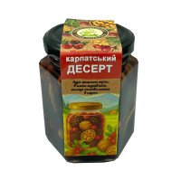 Карпатський десерт з грецьким горіхом та журавлиною